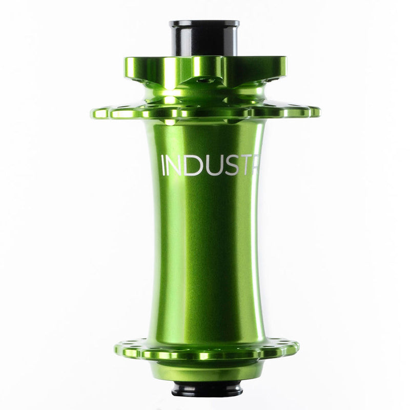 Load image into Gallery viewer, Industry Nine Hydra 2 15x110 Disc Hub, Front, 32H, 15mm TA, 110mm Boost, Lime