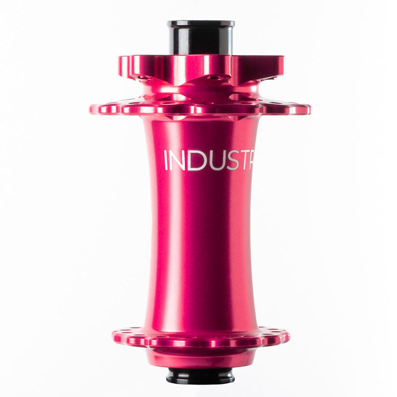 Load image into Gallery viewer, Industry Nine Hydra 2 15x110 Disc Hub, Front, 28H, 15mm TA, 110mm Boost, Pink