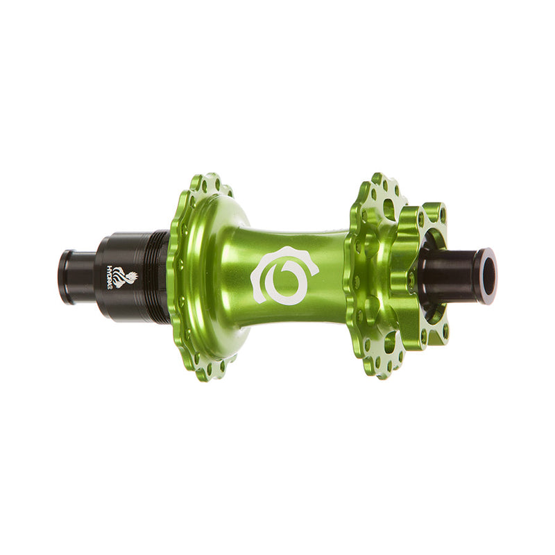Load image into Gallery viewer, Industry Nine Hydra 2 Boost XD, Disc Hub, Rear, 28H, 12mm TA, 148mm, SRAM XD, Lime