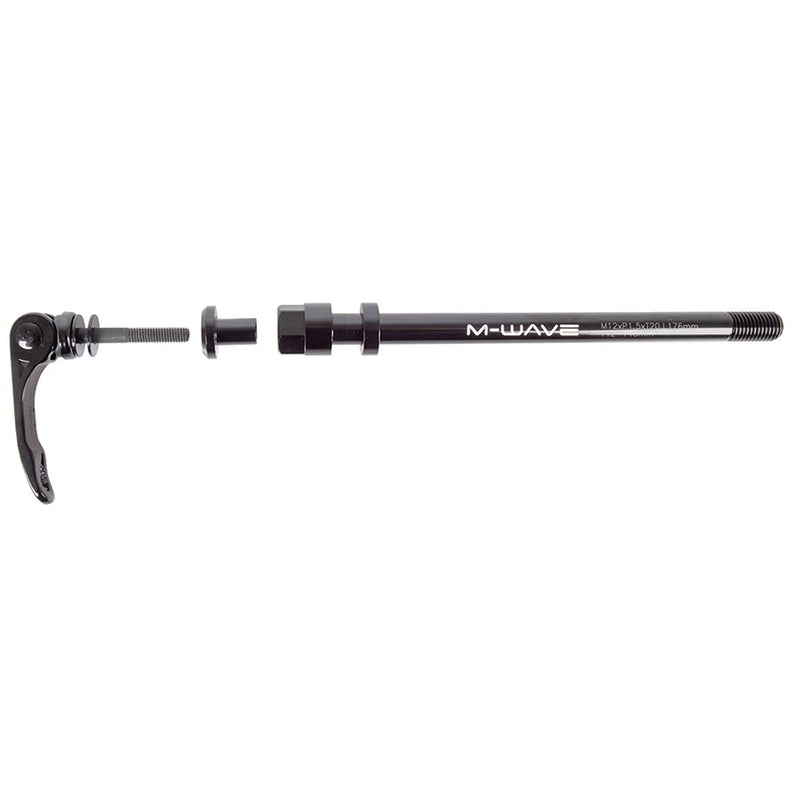 Load image into Gallery viewer, M-Wave Stalwart 176mm Thru Axle, Rear, 12x142mm TA, Length: 176mm, Thread Length: 20mm, Thread Pitch: M12x1.75, Stalwart