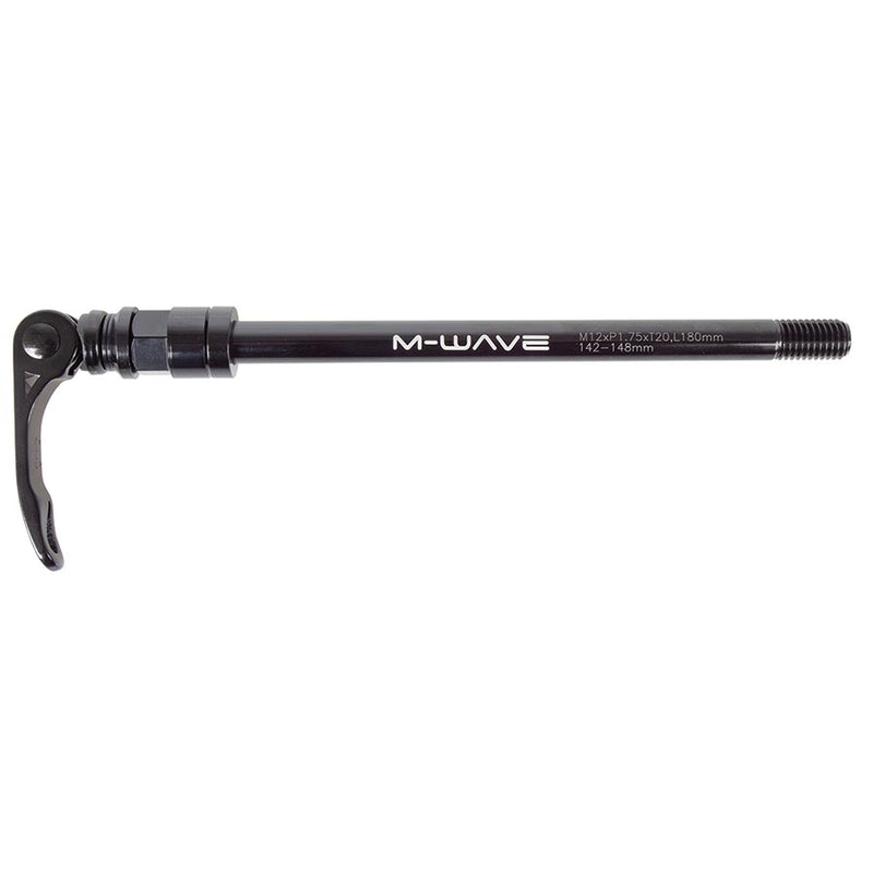 Load image into Gallery viewer, M-Wave Stalwart 171mm Thru Axle, Rear, 12x142mm TA, Length: 171mm, Thread Length: 20mm, Thread Pitch: M12x1.00, Stalwart