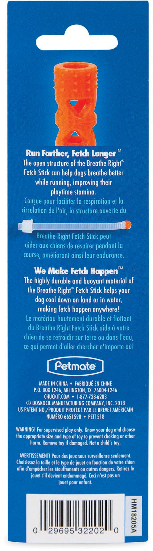 Load image into Gallery viewer, Chuckit! Breathe Right Stick Small Dog Toy - Enhance Playtime and Improve Breathing