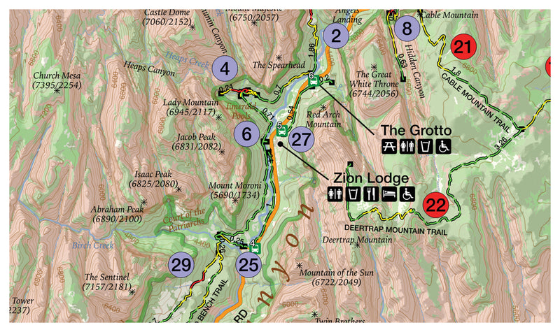 Load image into Gallery viewer, Hike 734 Rockies: Comprehensive Maps and Day Hikes Guide for Zion National Park by Jake Bramante