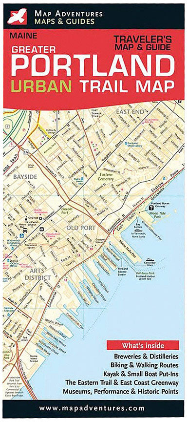 Load image into Gallery viewer, Explore Portland, Maine with Map Adventures New England Urban Trail Map