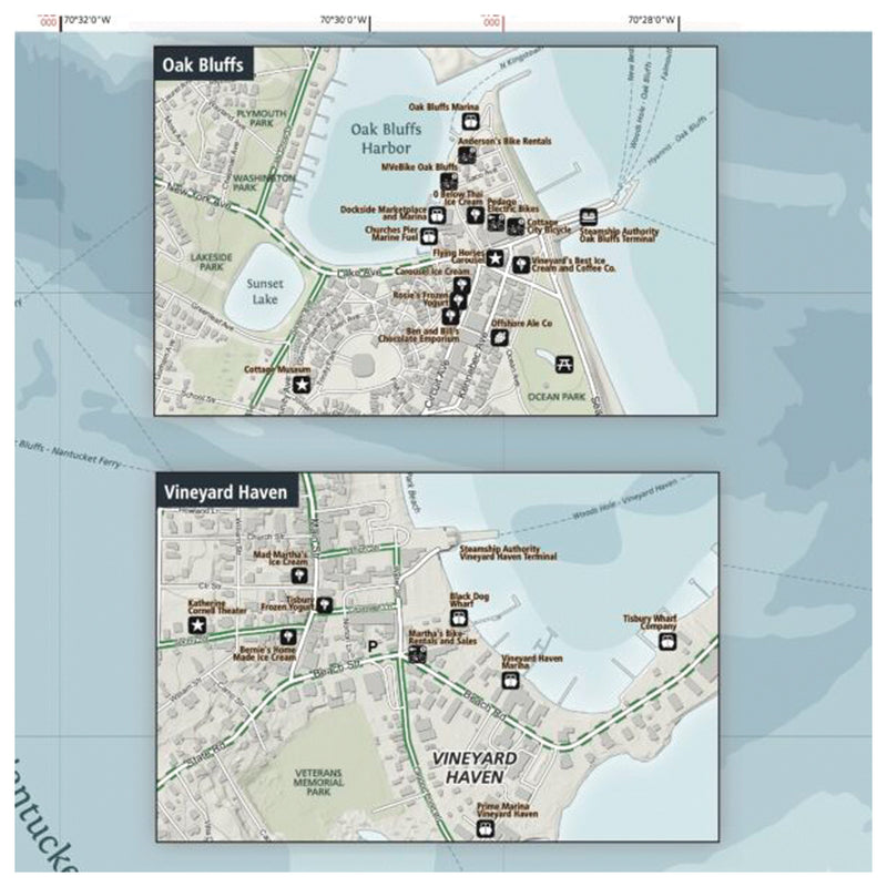 Load image into Gallery viewer, Explore Martha's Vineyard with the Green Goat Trail Map - Your Ultimate Guide to Outdoor Adventure!