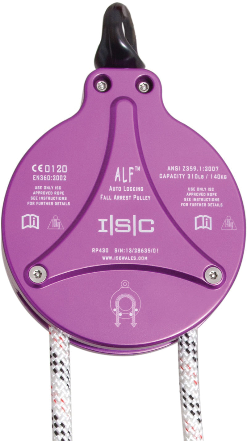 Load image into Gallery viewer, ISC Alf Climb Assist Locking Pulley - Purple