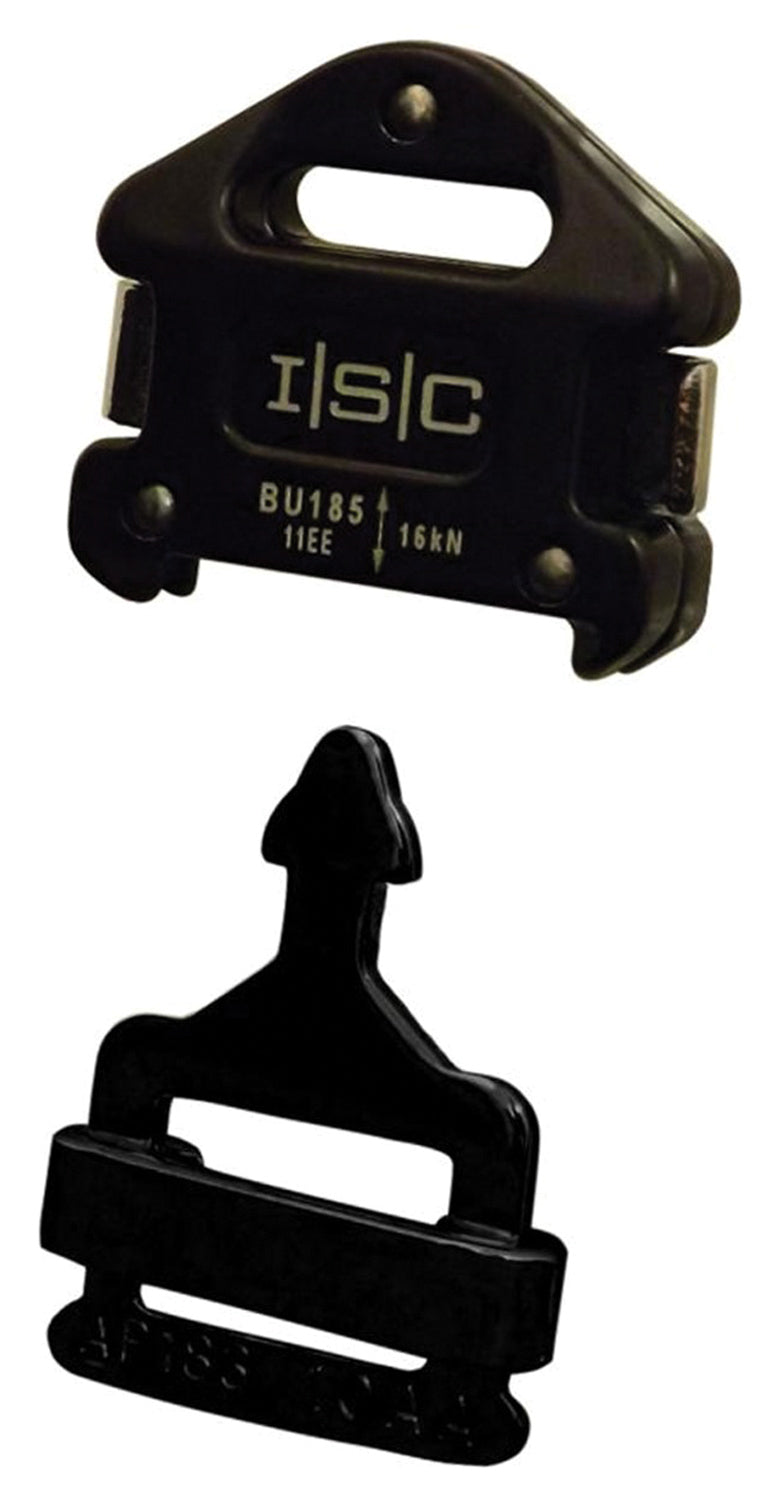 Load image into Gallery viewer, Isc Klick Buckle 25mm/25mm - Secure and Easy-to-Use Black Buckle