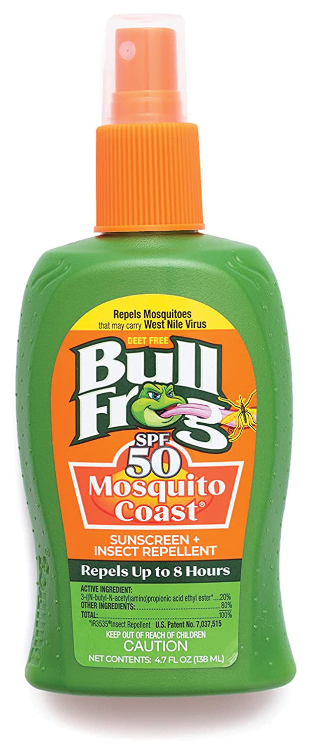 Load image into Gallery viewer, Bull Frog Mosquito Coast SPF 50 Pump Spray 4.7 oz Bundle | Outdoor Insect & Sun Protection