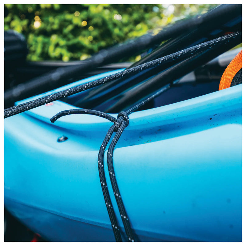 Load image into Gallery viewer, Gear Aid 1100 Paracord 50' in Black/Reflective - High-Quality Survival Cord for Outdoor Adventures