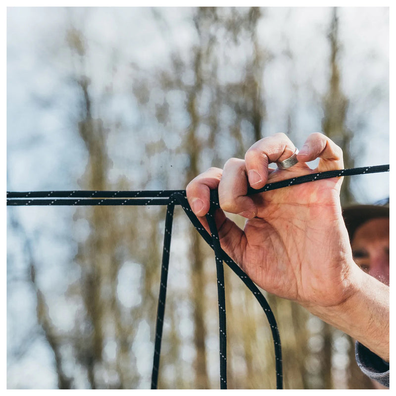 Load image into Gallery viewer, Gear Aid 1100 Paracord 50' in Black/Reflective - High-Quality Survival Cord for Outdoor Adventures