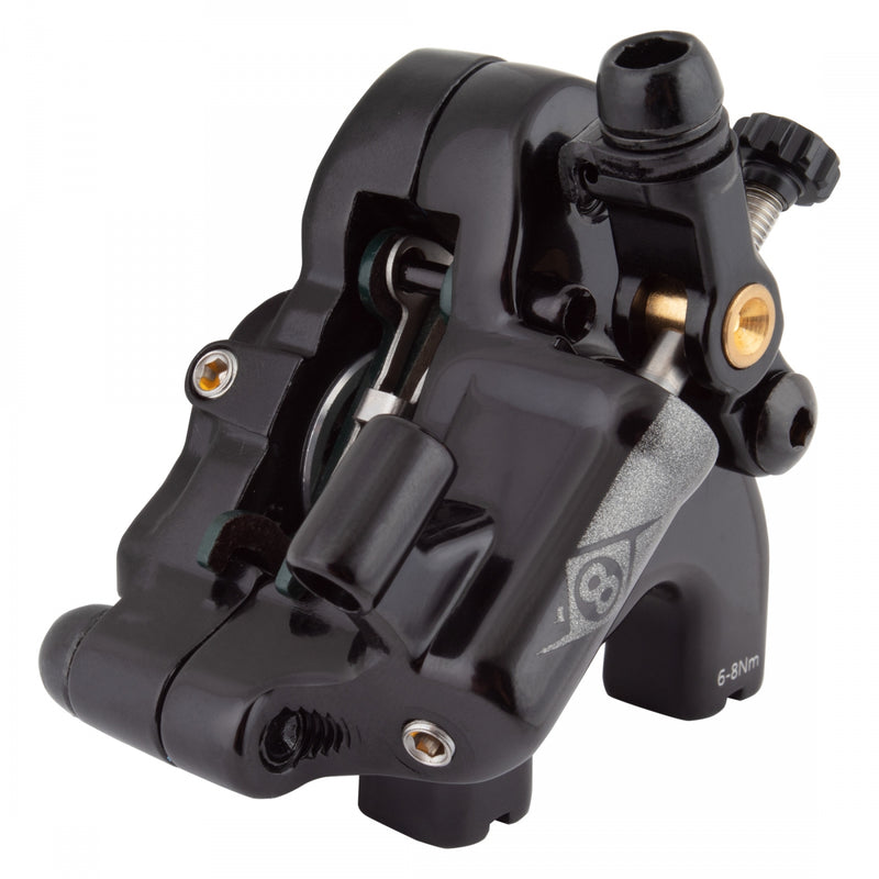 Load image into Gallery viewer, Origin8 Vise Road Mechanical/Hydraulic Flat Mount Disc Brake Rear Mineral Oil