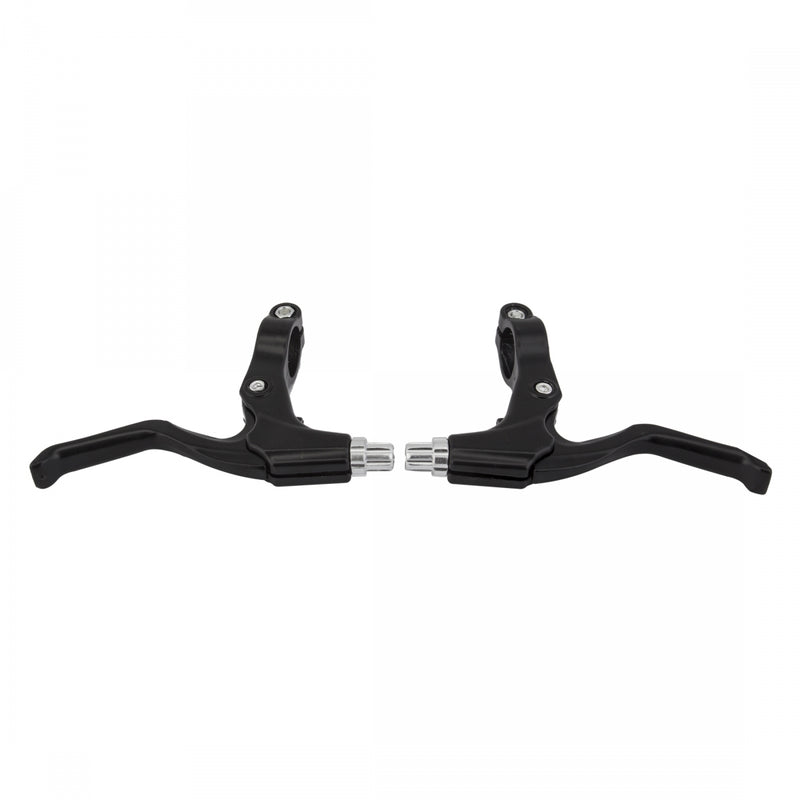 Load image into Gallery viewer, Clarks 2B11 V-Brake Levers Black Pair Hinged Clamp For Easy Installation