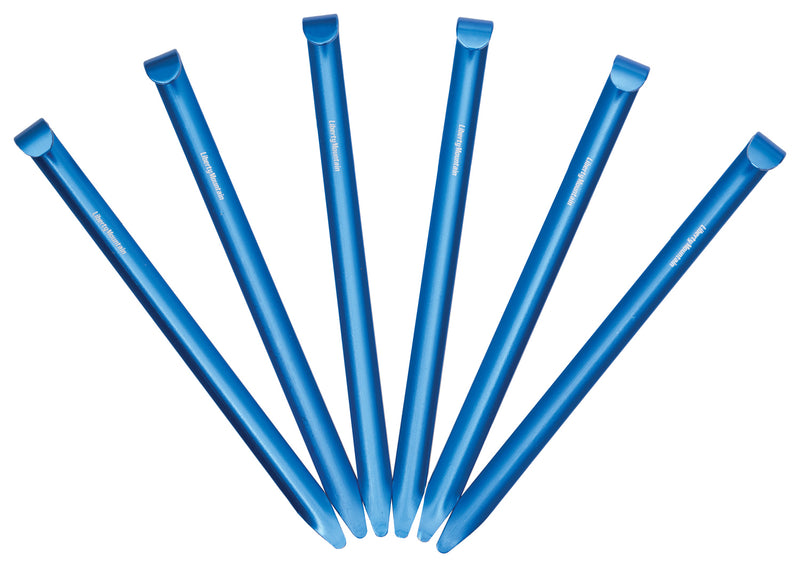 Load image into Gallery viewer, Liberty Mountain Phatty Ultralight Tent Pegs - Wide Design, 6 Pack for Stakes & Pegs