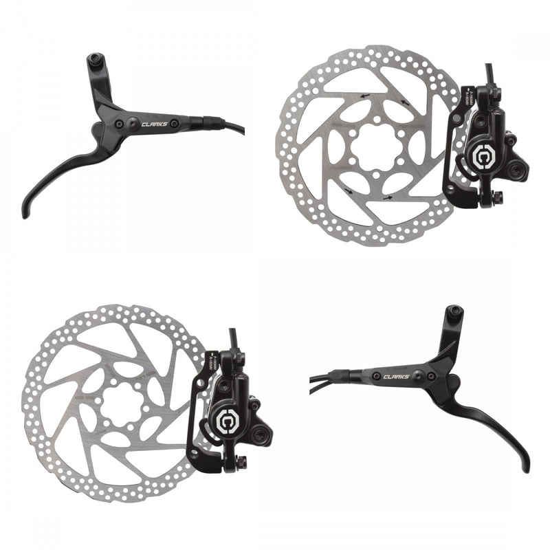 Load image into Gallery viewer, Clarks-M3000-eBike-Hydraulic-Brake-Disc-Brake-&-Lever-Universal-DBKL0379-MTB-Flat-Bar-Disc-Brakes