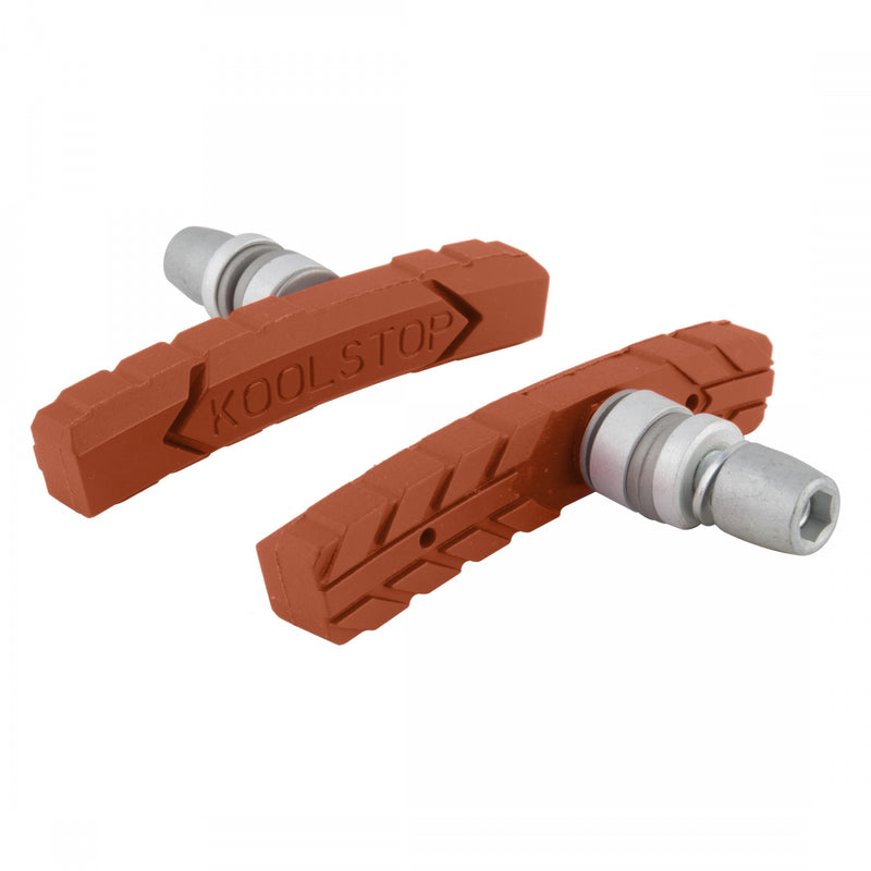 Load image into Gallery viewer, Koolstop AT Threaded Brake Pads Pair for Large Wheels 24-29" All-Weather Alloy