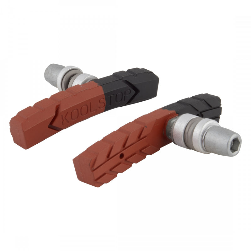 Load image into Gallery viewer, Koolstop AT Threaded Brake Pads Pair - All-Terrain Bicycle Replacement Parts with Dual Compound Durability