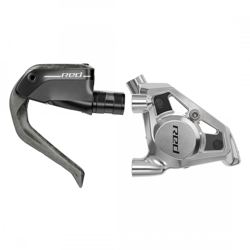 Load image into Gallery viewer, SRAM Red E1 Aero Road Hydraulic Disc Brake Front & Rear Flat Mount Carbon Calipers | High-Performance, Lightweight, Time Trial & Triathlon Compatible