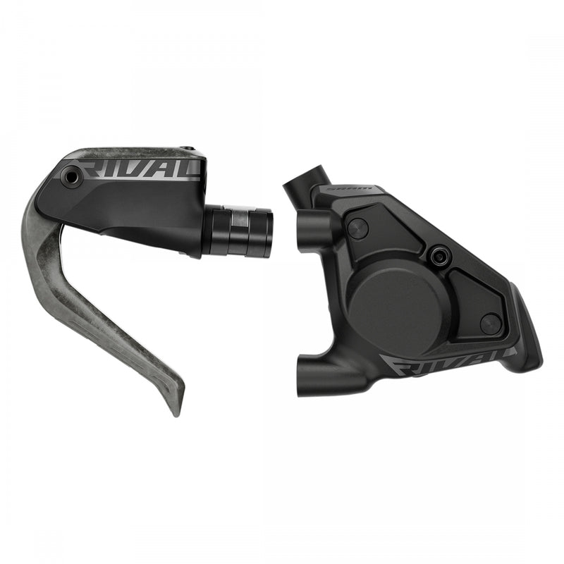 Load image into Gallery viewer, SRAM Rival E1 Aero Hydraulic Disc Brake Front & Rear Flat Mount Set Carbon, Precision Performance for TT & Triathlon