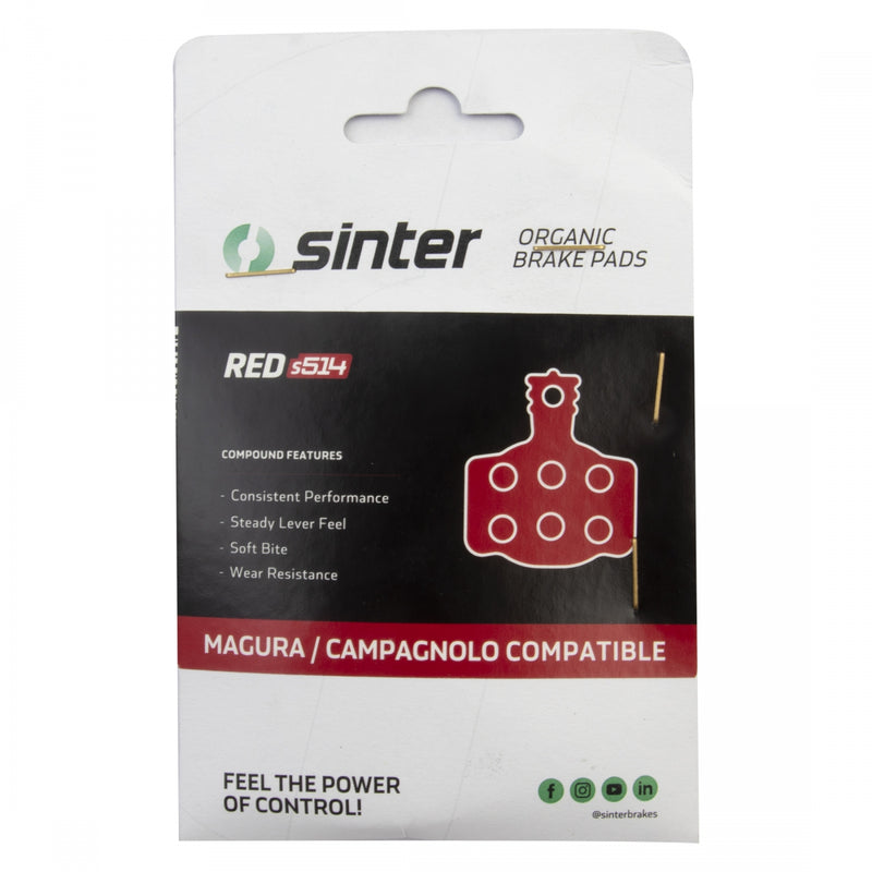 Load image into Gallery viewer, Sinter RED s514 Magura MT2, MT4, MT6, MT8, MTS (2012+) Organic 35