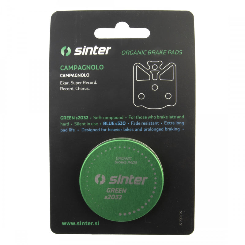 Load image into Gallery viewer, Sinter GREEN s2032 Campagnolo Road Disc, H11 Organic 51