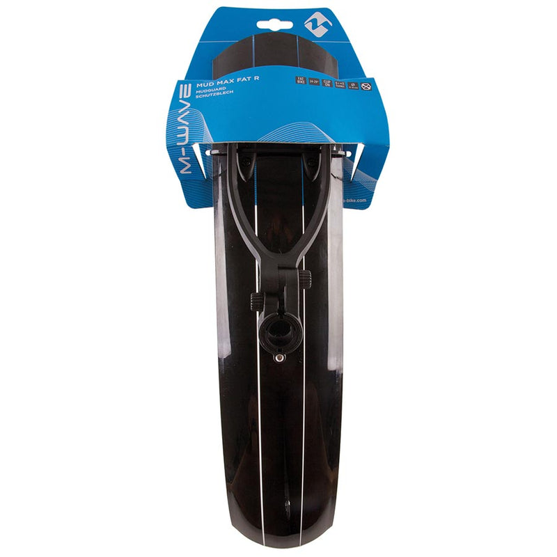 Load image into Gallery viewer, M-Wave Mud Max Fat R Rear Fender, 24''-29'', Black