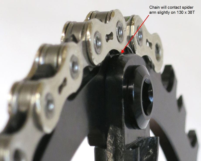 Load image into Gallery viewer, Wolf Tooth Chainring 42t 130 BCD 5-Bolt 10/11/12-Spd Alloy Blk Road Cyclocros