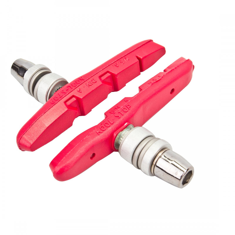 Load image into Gallery viewer, Koolstop-Thinline-Brake-Shoe-Threaded-Post-Mountain-Bike-Dirt-Jumper-Hybrid-Comfort-Bike-BR1121-Bicycle-Brake-Pads