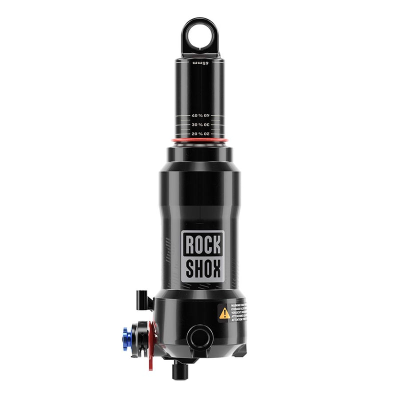 Load image into Gallery viewer, RockShox Deluxe Nude RLC3 C1 Rear shock, 165x45, Shaft Eyelet: Trunnion, Body Eyelet: Standard, Progressive 0Pos/0Neg