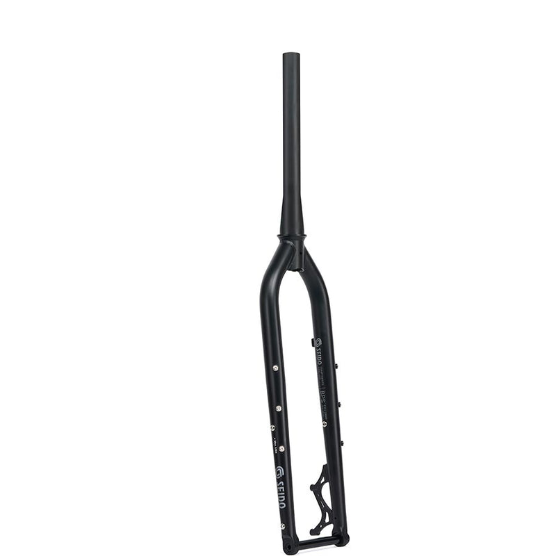 Load image into Gallery viewer, Seido BPS Fork 700C/27.5" 1-1/8''-1.5'', 15x110mm TA, Rake: 51mm, Black