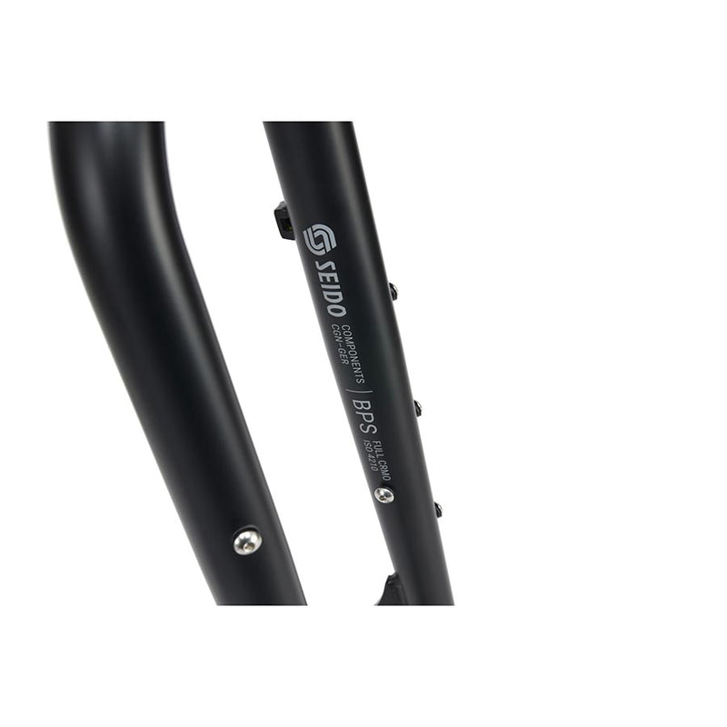 Load image into Gallery viewer, Seido BPS Fork 700C/27.5" 1-1/8''-1.5'', 15x110mm TA, Rake: 51mm, Black