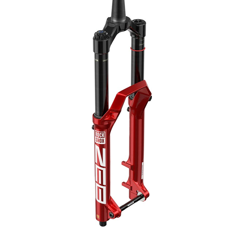 Load image into Gallery viewer, RockShox ZEB Ultimate A3 Suspension Fork, 27.5'', DebonAir+ W/ButterCups, 190mm, 1-1/8''-1.5'', 15x110mm TA, Rake: 44mm,