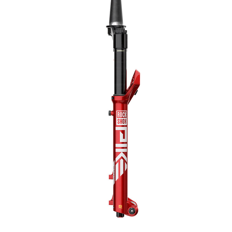 Load image into Gallery viewer, RockShox Pike Ultimate C2 Suspension Fork, 27.5'', DebonAir+ W/ButterCups, 130mm, 1-1/8''-1.5'', 15x110mm TA, Rake: