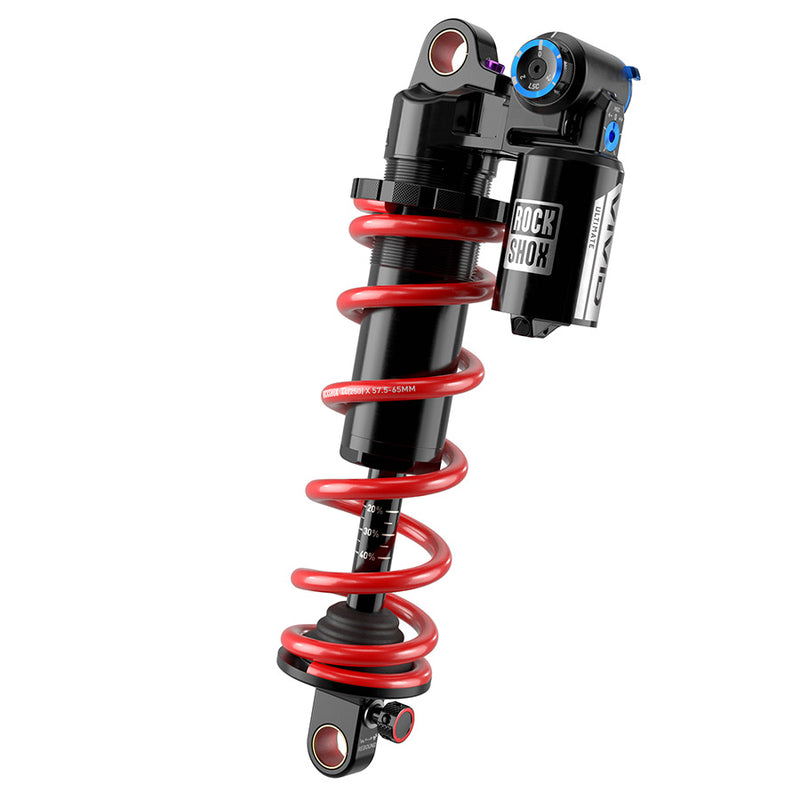 Load image into Gallery viewer, RockShox Vivid Coil Ultimate D1, Rear shock, 210x50, Shaft Eyelet: Standard, Body Eyelet: Standard, Reb55/Comp34,
