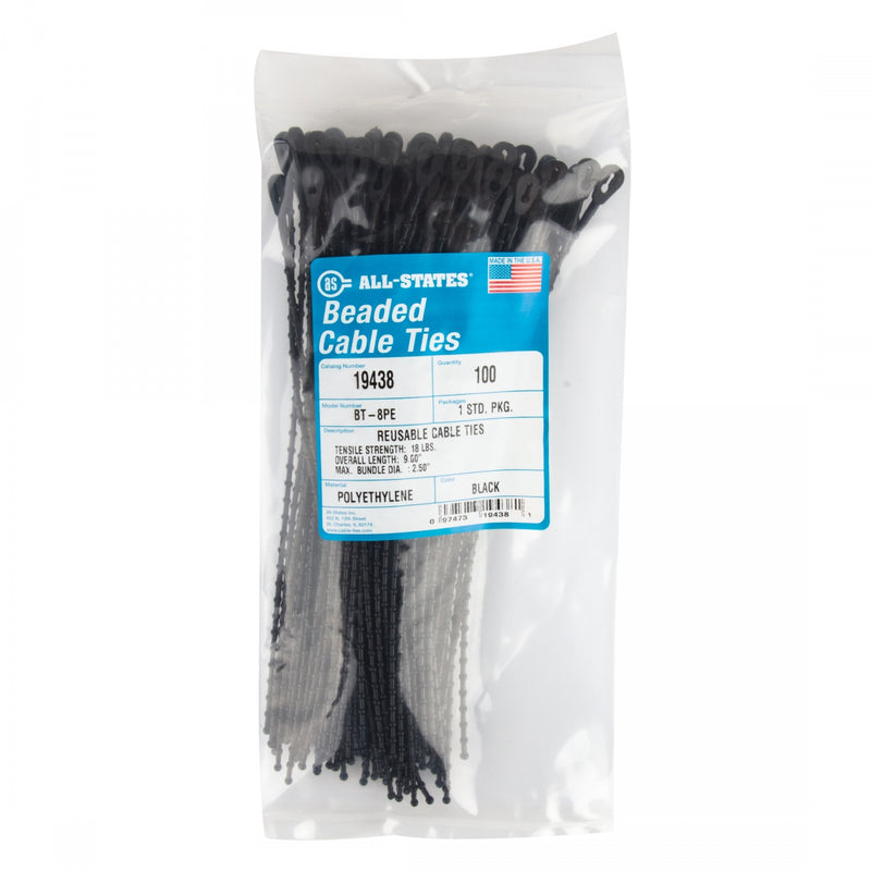 Load image into Gallery viewer, Sunlite Beaded Ties 8in long re-usable