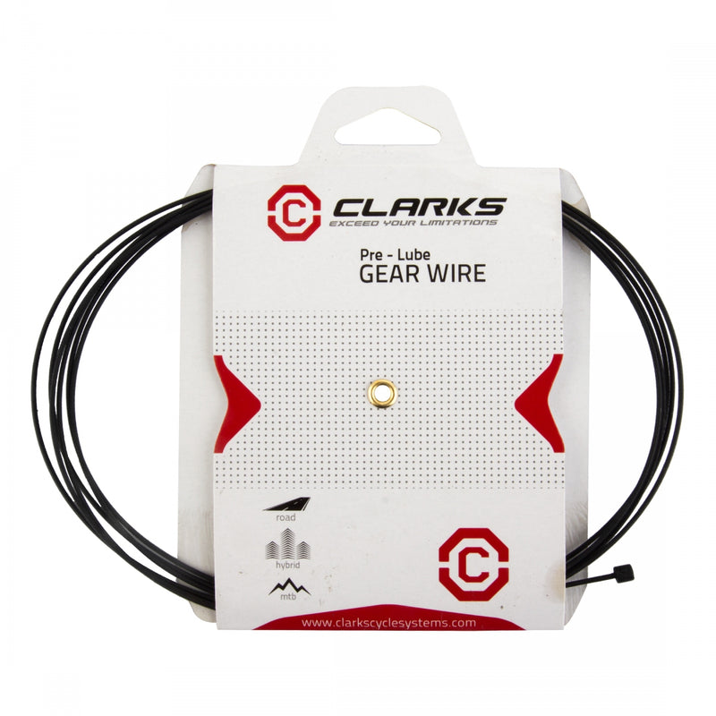 Load image into Gallery viewer, Pack of 2 Clarks Stainless/Teflon Gear Wire Front or rear 2275mm 1.1mm Black