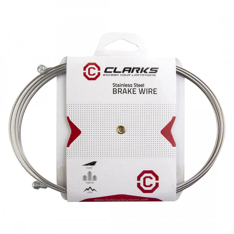 Load image into Gallery viewer, Pack of 2 Clarks Stainless Steel Brake Wire Front or rear 2000mm 1.5mm Silver