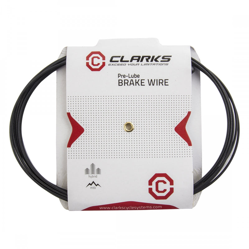Load image into Gallery viewer, Pack of 2 Clarks Galvanized/Teflon Brake Wire Front or rear 3060mm 1.5mm Black