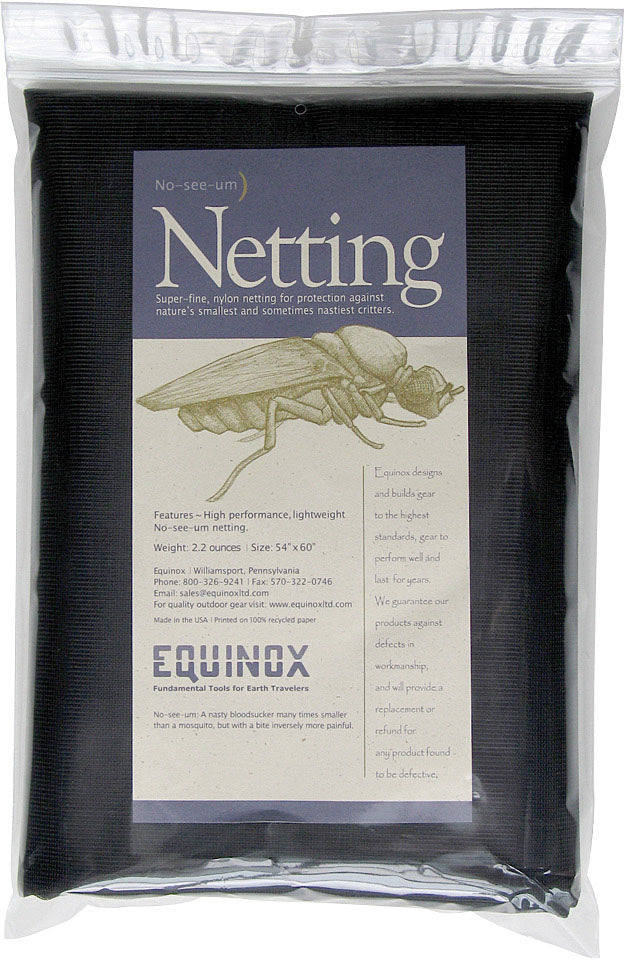 Load image into Gallery viewer, Equinox Packaged No-See-Um Mosquito Netting Bundle Bug Protection, 54"x60", Made in USA