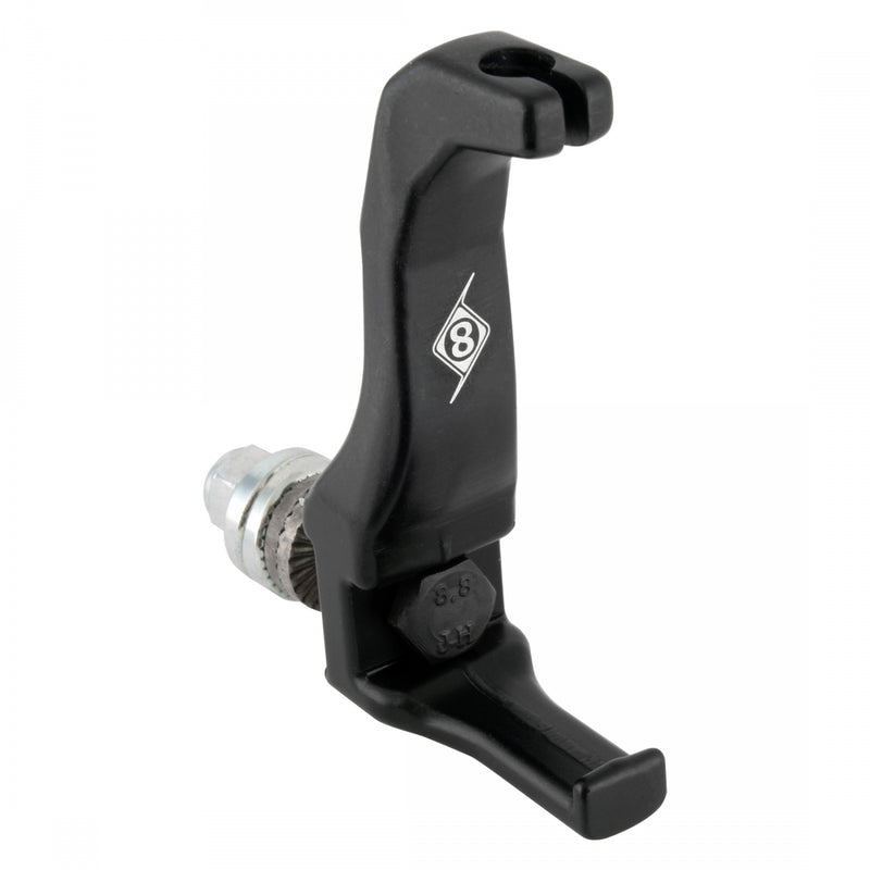 Load image into Gallery viewer, Origin8 Black Aluminum Front & Rear Bicycle Brake Cable Hangers Lightweight, Durable, Easy Mounting