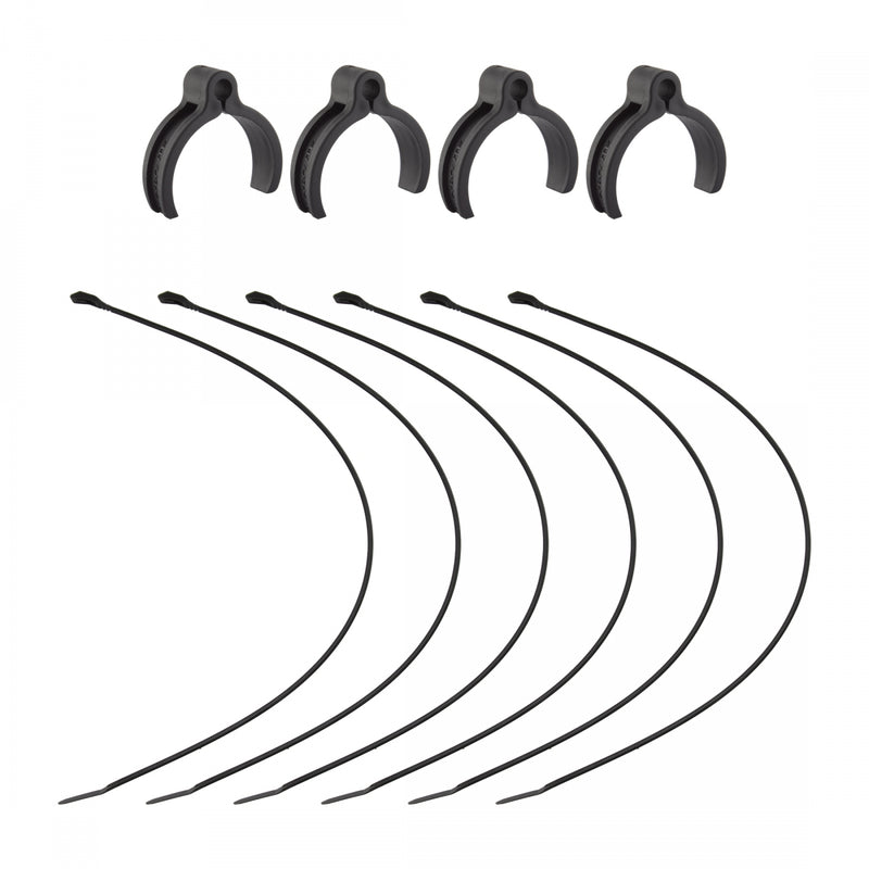 Load image into Gallery viewer, Cobra Products FlexRoute Clips & Ties Cable guide SM 4.8-6.5mm Black