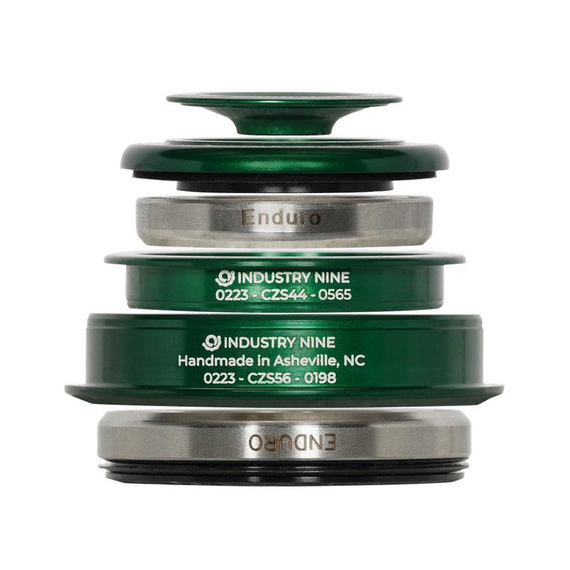 Load image into Gallery viewer, Industry Nine iRiX ZS44/ZS56 Headset, : ZS44/28.6 | ZS56/40, ZeroStack, Complete, Green