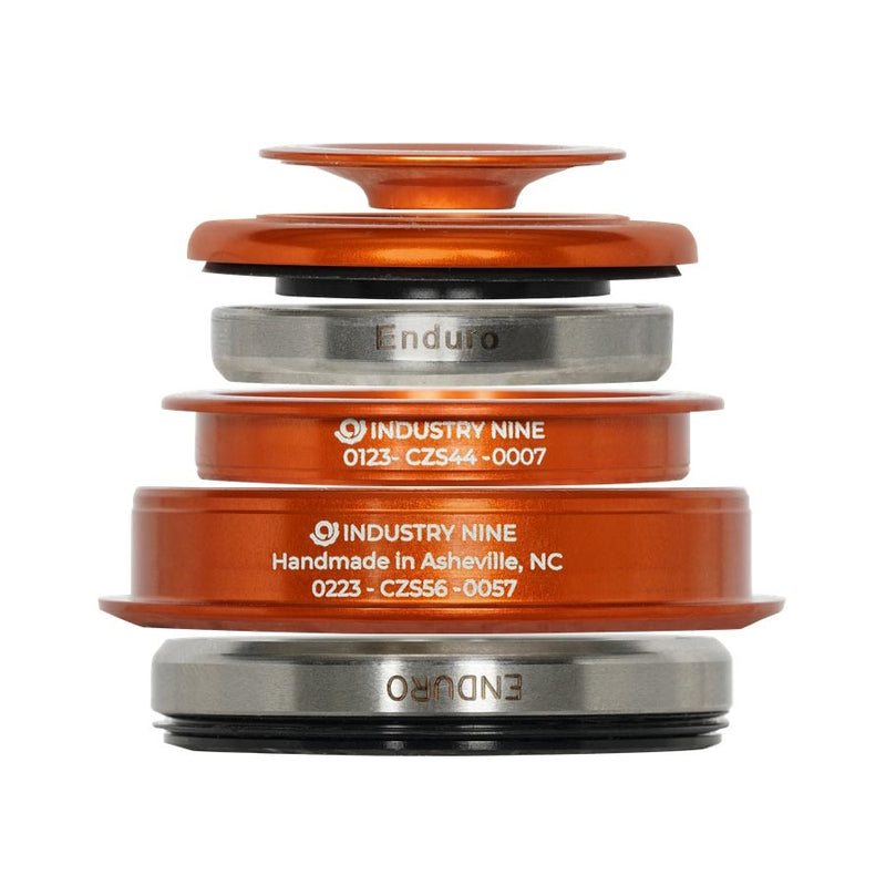 Load image into Gallery viewer, Industry Nine iRiX ZS44/ZS56 Headset, : ZS44/28.6 | ZS56/40, ZeroStack, Complete, Orange