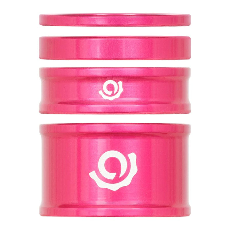 Load image into Gallery viewer, Industry Nine Headset Combo Spacer Kit, 1-1/8", Set/4, Pink NLS