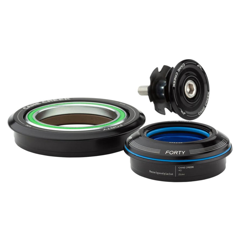 Load image into Gallery viewer, Cane Creek 40 Series ZS44/ZS62/40, Headset, : ZS44/28.6/H8 | ZS62/40, ZeroStack, Complete, Black