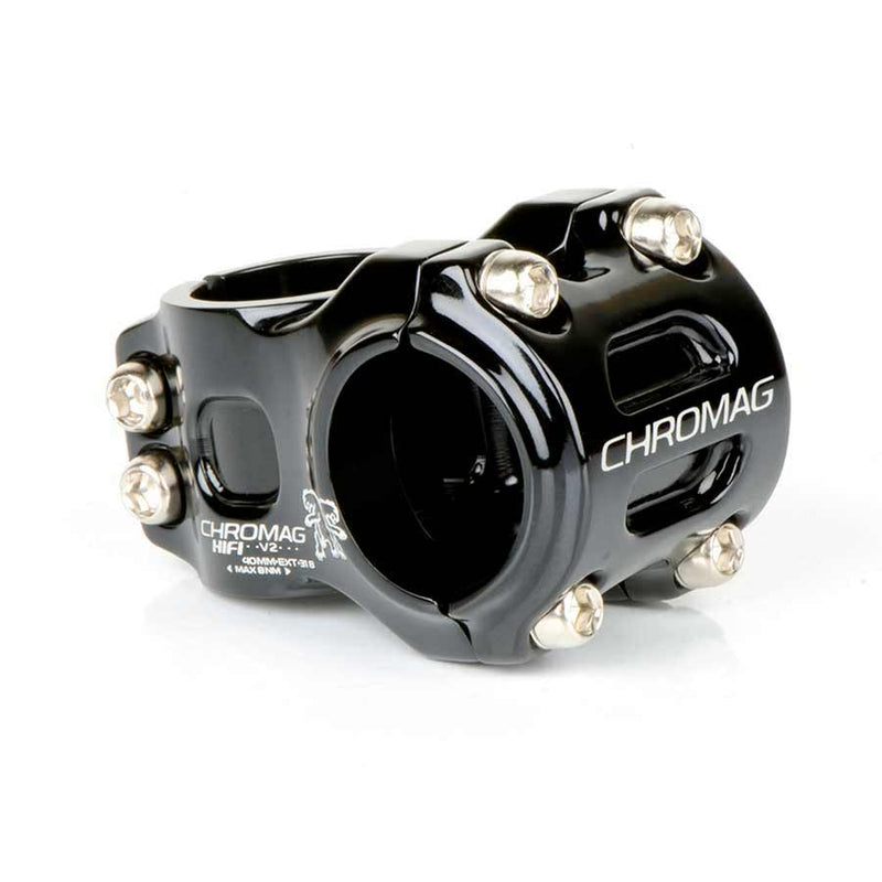 Load image into Gallery viewer, Chromag Hifi V2 Stem Clamp: 31.8mm , L: 31mm, Steerer: 1-1/8'', 0°, Black