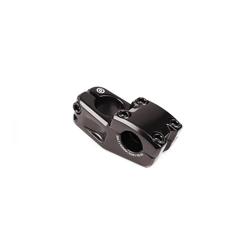 Load image into Gallery viewer, Salt Junior Toploader Stem Diameter: 22.2mm, Length: 40mm, Steerer: 1-1/8'', Black