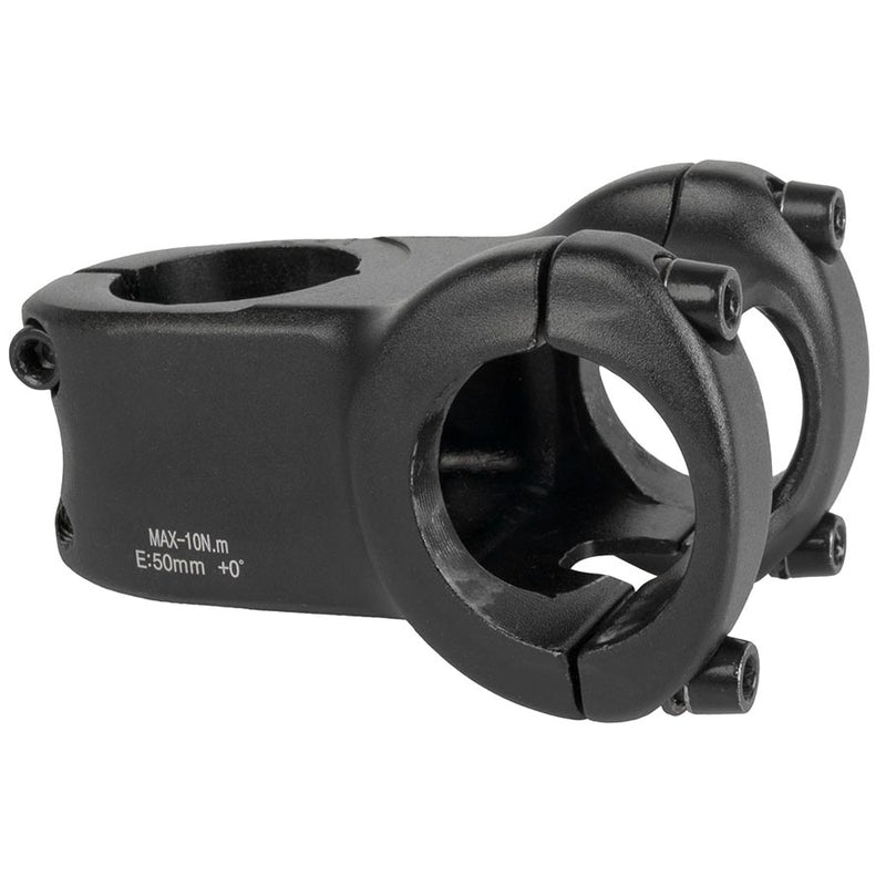 Load image into Gallery viewer, M-Wave Handle Stem Diameter: 31.8mm, Length: 50mm, Steerer: 1-1/8'', 0°, Black