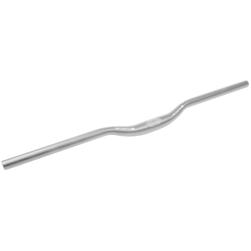 Load image into Gallery viewer, M-Wave A-Rise 700 MTB Handlebar, Diameter: 31.8mm, 700mm, Rise: 30mm, Silver