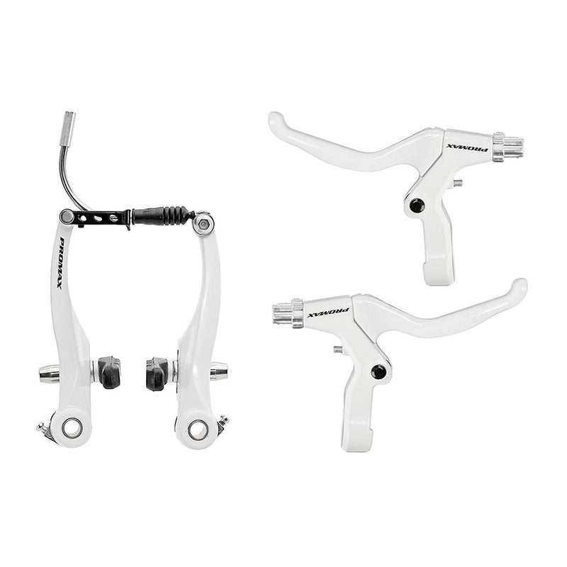 Load image into Gallery viewer, Promax TX V-Brake and Lever Set, Front and Rear, White