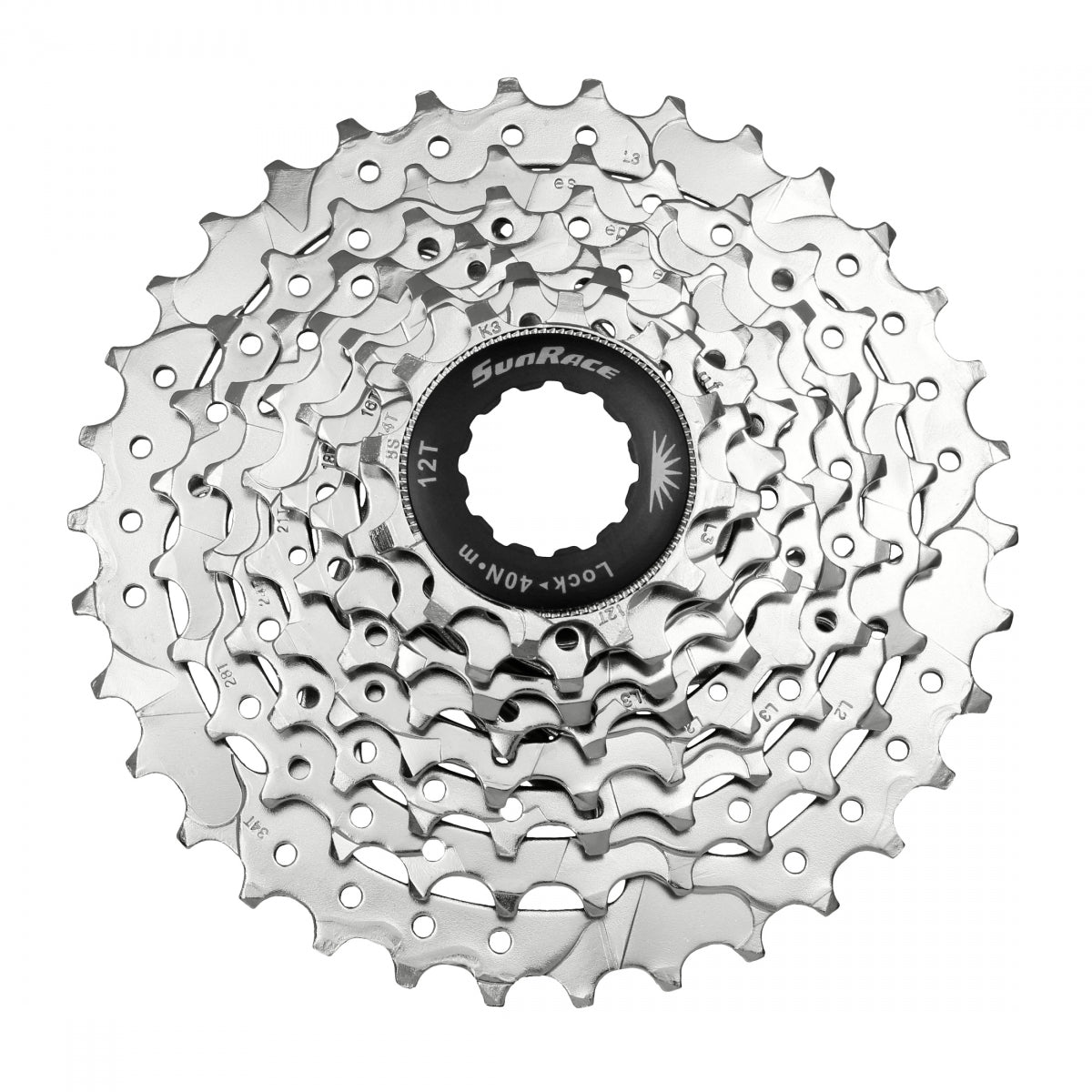 Sunrace CS-M66 8-Speed 12-32T Cassette w/ Super Fluid Drive